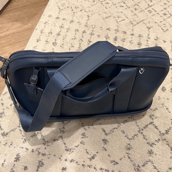 Blue Vessel Signature Boston Bag - Picture 1 of 7
